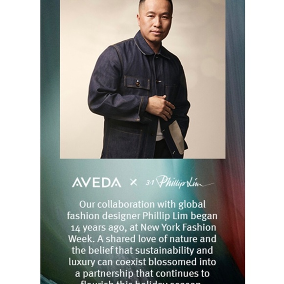 Aveda x 3.1 Phillip Lim cosmetic pouch & hair scarf - Picture 4 of 12